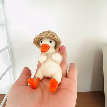 Duck Sculpture Car Mirror